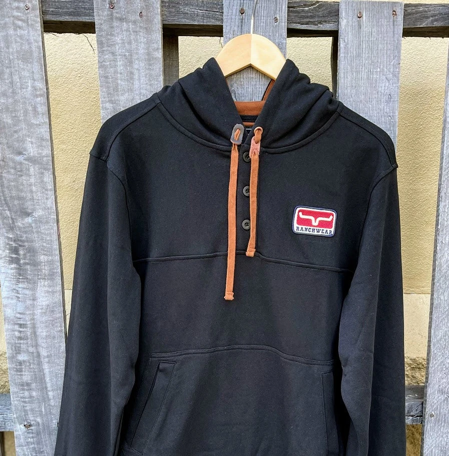 Kimes Ranch Men's Ranch Ready Fleece Hoodie In Black 3 Kimes Ranch Men's Ranch Ready Fleece Hoodie In Black