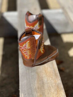 Infant Ariat A442001402 LIL'STOMPERS Workhog Brown Boot (SHOP IN-STORES TOO) -Western Cowboy Clothing IMG 9203