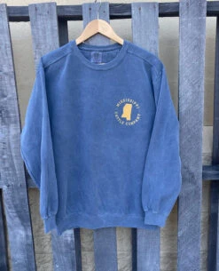 Mississippi Cattle Company Denim Comfort Colors Crew Neck Sweatshirt -Western Cowboy Clothing IMG 9286