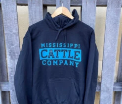 Mississippi Cattle Company Black Hoodie -Western Cowboy Clothing IMG 9315