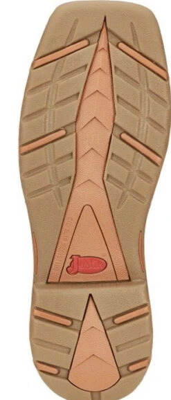 Justin WK4330 Men's 11" Rush Rustic Tan Waterproof Square Toe Boots -Western Cowboy Clothing JST 007 SE4340 c45975b8 39eb 48b1 b931 c6432052fa6d