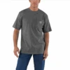 Carhartt K87-CRH Carbon Heather Workwear Short Sleeve Pocket T-Shirt -Western Cowboy Clothing K87 CRH