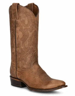 Corral Boots Circle G By Corral Men's L5888 Tan Embroidery Round Toe Boot