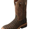 Twisted X MLCW023 Men’s 12" Lite Western Work Boot Caiman Print/Bomber -Western Cowboy Clothing MLCW023 AG 510x700 1 510x700 1