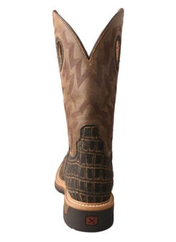 Twisted X MLCW023 Men’s 12" Lite Western Work Boot Caiman Print/Bomber 12 Twisted X MLCW023 Men’s 12" Lite Western Work Boot Caiman Print/Bomber -Western Cowboy Clothing MLCW023 BK 510x700 1 510x700 1