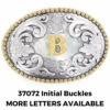 Nocona 37072 Oval Initial Buckles -Western Cowboy Clothing MORELETTERSAVAILABLE bf1761d5 e71a 485c a4bf d1e0f0764510