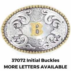 Nocona 37072 Oval Initial Buckles