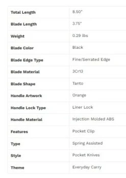 Master Cutlery MU-A121C Thin Blue Line Spring Assisted Knife -Western Cowboy Clothing MU A121C 6