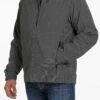 Cinch MWJ1539003 Men's Charcoal Conceal Carry Textured Bonded Jacket (SHOP IN-STORES TOO) -Western Cowboy Clothing MWJ1539003