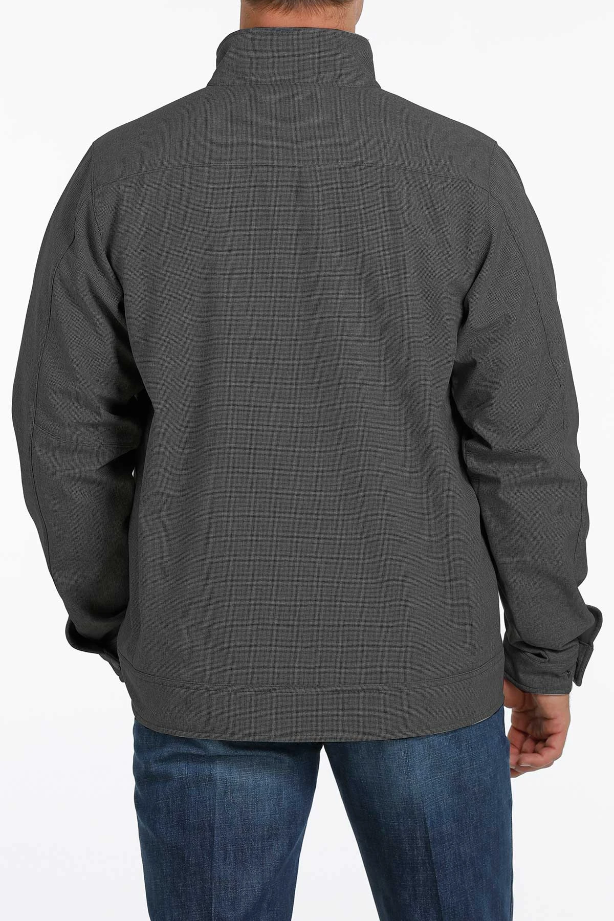 Cinch MWJ1539003 Men's Charcoal Conceal Carry Textured Bonded Jacket (SHOP IN-STORES TOO) 5 Cinch MWJ1539003 Men's Charcoal Conceal Carry Textured Bonded Jacket (SHOP IN-STORES TOO) - Image 3