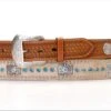 Nocona N2442148 Brown Hair-on Western Belt