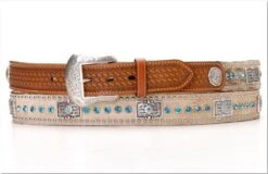 Nocona N2442148 Brown Hair-on Western Belt
