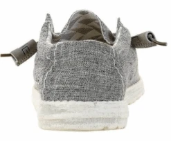 Men's Hey Dude 110793901 Wally Linen Iron Shoe -Western Cowboy Clothing N3 3