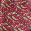 Wildrag-PWO Paisley Wine/Olive Silk Scarf -Western Cowboy Clothing Paisley Wine Olive