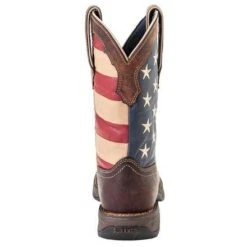 Women's Durango RD4414 10" Rebel Patriotic Pull-On Western Flag Boot -Western Cowboy Clothing RD4414 back 3c2fe2b9 fbc1 4792 a19d 9eba09e3a371