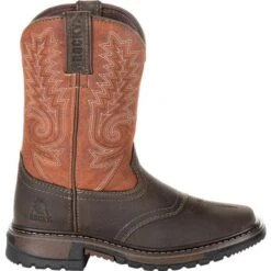 Rocky Boots Children's Rocky RKW0257C Ride FLX Western Wide Square Toe Boot (SHOP IN-STORES TOO) -Western Cowboy Clothing RKW0257C 8 LARGE 3c813ace d367 4205 98bc 02c71c21e22d