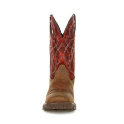 Rocky Boots Rocky RKW0316 Men's 11" Legacy 32 Waterproof Soft Toe Western Tan & Red Boot -Western Cowboy Clothing RKW0316 front ca17fb8a b46c 472d 8e74 1b0f87f86bbb