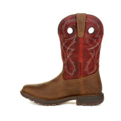 Rocky Boots Rocky RKW0316 Men's 11" Legacy 32 Waterproof Soft Toe Western Tan & Red Boot -Western Cowboy Clothing RKW0316 instep e0eefac5 4682 4957 8685 786b3ae487d6