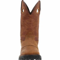 Rocky Boots Rocky RKW0380 Men's 11" Legacy 32 Brown Waterproof Soft Toe Western Square Toe Boot (SHOP IN-STORE TOO) 12 Rocky Boots Rocky RKW0380 Men's 11" Legacy 32 Brown Waterproof Soft Toe Western Square Toe Boot (SHOP IN-STORE TOO) -Western Cowboy Clothing RKW0380 front
