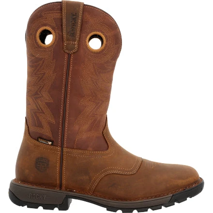 Rocky Boots Rocky RKW0380 Men's 11" Legacy 32 Brown Waterproof Soft Toe Western Square Toe Boot (SHOP IN-STORE TOO) 4 Rocky Boots Rocky RKW0380 Men's 11" Legacy 32 Brown Waterproof Soft Toe Western Square Toe Boot (SHOP IN-STORE TOO) - Image 2