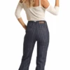 Women's Panhandle Rock & Roll RRWD5HRZQI Indigo Striped Jacquard Trouser Jean (SHOP IN-STORE TOO) 2 Women's Panhandle Rock & Roll RRWD5HRZQI Indigo Striped Jacquard Trouser Jean (SHOP IN-STORE TOO) -Western Cowboy Clothing RRWD5HRZQI 3