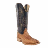 R. Watson RW3010-2 13" Saddle Hornback Caiman Tail Wide Square Toe -Western Cowboy Clothing RW3010 2 e1651259462777 1