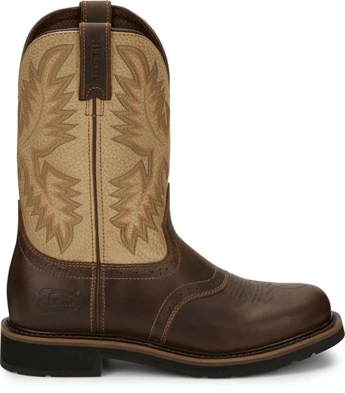 Justin SE4660 Superintendent Men's Work Boot Golden Brown 4 Justin SE4660 Superintendent Men's Work Boot Golden Brown - Image 2