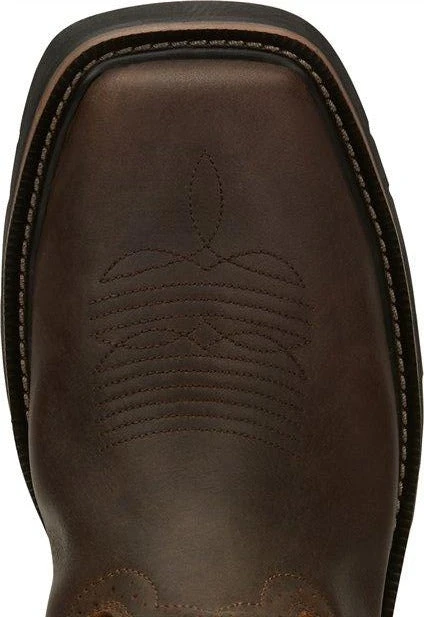 Justin SE4682 Men's 11" Steel Toe Driller Rugged Tan Wide Square Toe 8 Justin SE4682 Men's 11" Steel Toe Driller Rugged Tan Wide Square Toe - Image 6