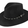 Stetson SFDIAJ-163907 5X Diamond Jim Black Felt Hat 2 Stetson SFDIAJ-163907 5X Diamond Jim Black Felt Hat -Western Cowboy Clothing SFDIAJ 163907 2