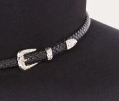 Stetson SFDIAJ-163907 5X Diamond Jim Black Felt Hat -Western Cowboy Clothing SFDIAJ 163907 3