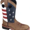 Children’s Smoky Mountain 3880C Stars And Stripes Square Toe Boot (SHOP IN-STORES TOO) -Western Cowboy Clothing SMB 3880C VBR big cf747da2 0167 466d 93a0 123b09cf25f1