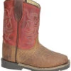 Toddler Smoky Mountain 3919T Brown/Burnt Apple With Zipper Square Toe Boot (SHOP IN-STORES TOO)