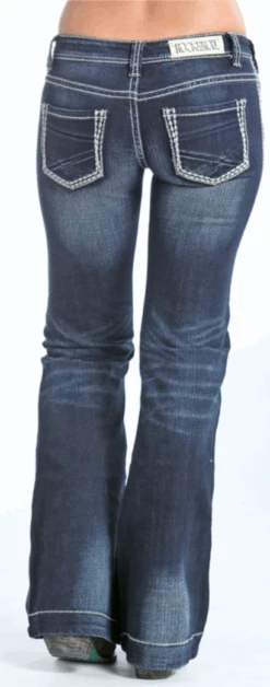 Women's Panhandle Rock & Roll W8-5640 Junior Low Rise Trouser Jean