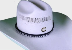 Top Notch Accessories HBTRICRYSTALBLK Black Triangular Crystal Hat Band