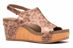 Corkys 30-5316-DSLP CARLEY Distressed Leopard Shoe