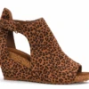 Corkys 30-5373-SMLP Leopard Wedge Shoe