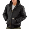 Carhartt J140-BLK Black Duck Quilted Flannel-Lined Active Jacket (Up To 4XL) -Western Cowboy Clothing ScreenShot2020 09 07at5.52.07PM
