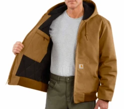 Carhartt J140-BLK Black Duck Quilted Flannel-Lined Active Jacket (Up To 4XL) -Western Cowboy Clothing ScreenShot2020 09 07at5.53.13PM