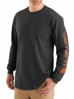 Carhartt K231-CRH Workwear Long-Sleeve Graphic Logo T-Shirt