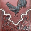 Top Notch Accessories 9003-1BR Brown Rooster W/Beige Border & Floral Embossed Bi-Fold Wallet -Western Cowboy Clothing ScreenShot2021 07 26at1.25.08PM