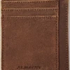 Albrint PF03 Distressed Brown Crazy Horse Leather Front Pocket Wallet -Western Cowboy Clothing ScreenShot2021 08 02at4.21.41PM