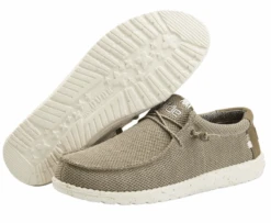 Men's Hey Dude 110350504 Wally Sox Sand Shoe