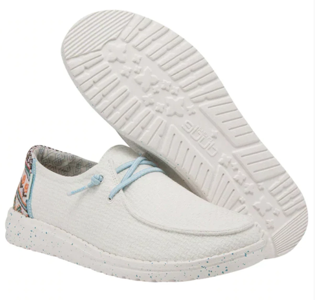 Women's Hey Dude 121410204 Wendy White Aztec Shoe 3 Women's Hey Dude 121410204 Wendy White Aztec Shoe