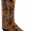 Women's Old West LF1610 Burnt Tan Snip Toe Boot -Western Cowboy Clothing ScreenShot2022 06 22at6.37.17PM
