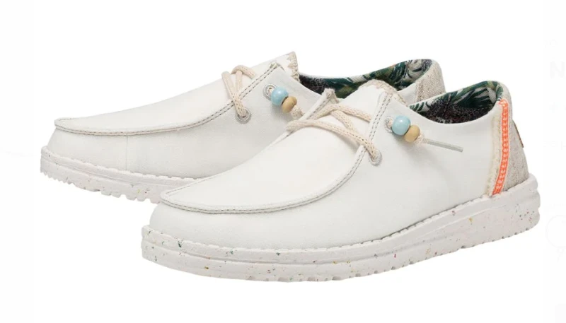 Women's Hey Dude 122150212 Wendy Natural Salt Shoe *CLOSEOUT* 4 Women's Hey Dude 122150212 Wendy Natural Salt Shoe *CLOSEOUT* - Image 2