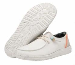 Women's Hey Dude 122150212 Wendy Natural Salt Shoe *CLOSEOUT*