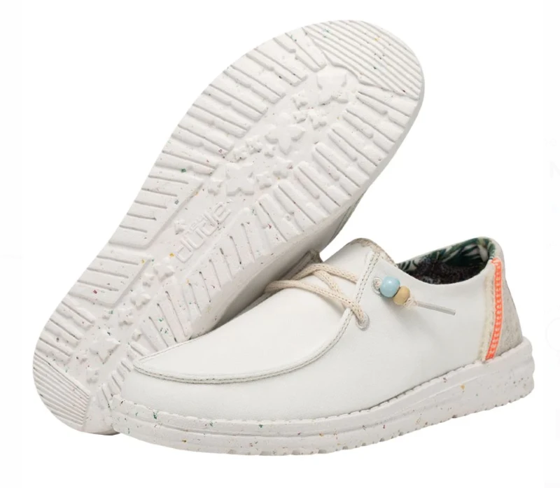 Women's Hey Dude 122150212 Wendy Natural Salt Shoe *CLOSEOUT* 3 Women's Hey Dude 122150212 Wendy Natural Salt Shoe *CLOSEOUT*