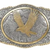 Nocona Crumrine 38046 Antique Silver/Gold Rectangle Flying Eagle Belt Buckle -Western Cowboy Clothing ScreenShot2022 07 09at11.14.13PM