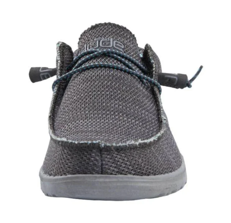 Men's Hey Dude 110354000 Wally Sox Charcoal Shoe 6 Men's Hey Dude 110354000 Wally Sox Charcoal Shoe - Image 4