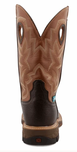 Twisted X MXBW002 Men's 12" Smokey Chocolate & Spice Waterproof Western With CellStretch® Work Boot 12 Twisted X MXBW002 Men's 12" Smokey Chocolate & Spice Waterproof Western With CellStretch® Work Boot -Western Cowboy Clothing ScreenShot2023 02 09at10.15.44PM